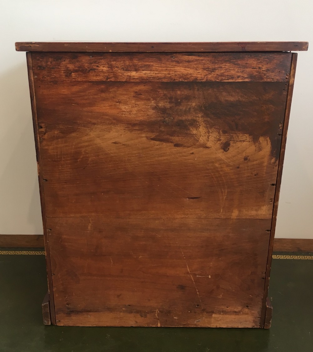 Antique Pine Tabletop Birds Egg Collectors Specimen Chest View XI
