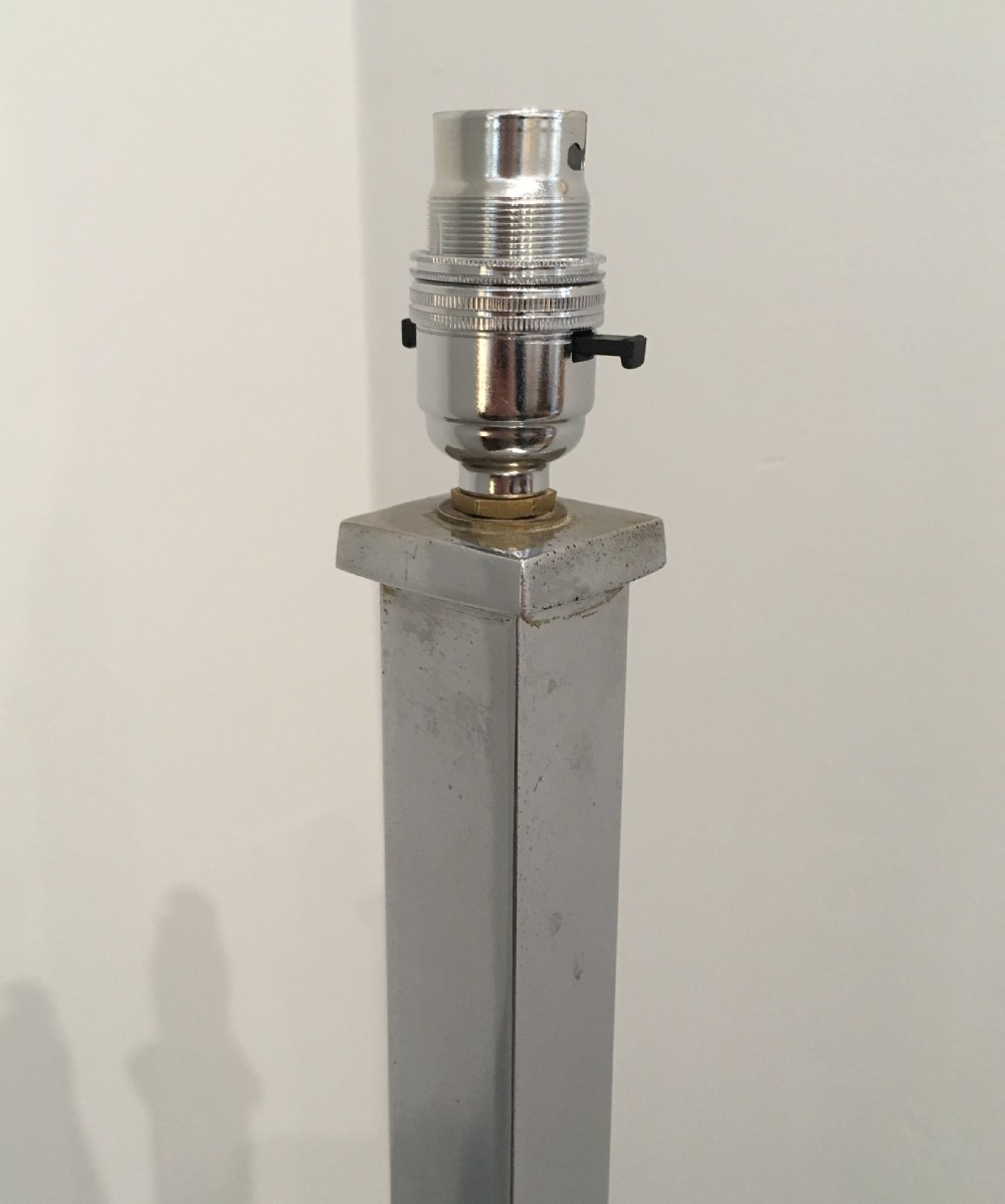 Art Deco Chrome Standard Lamp View V