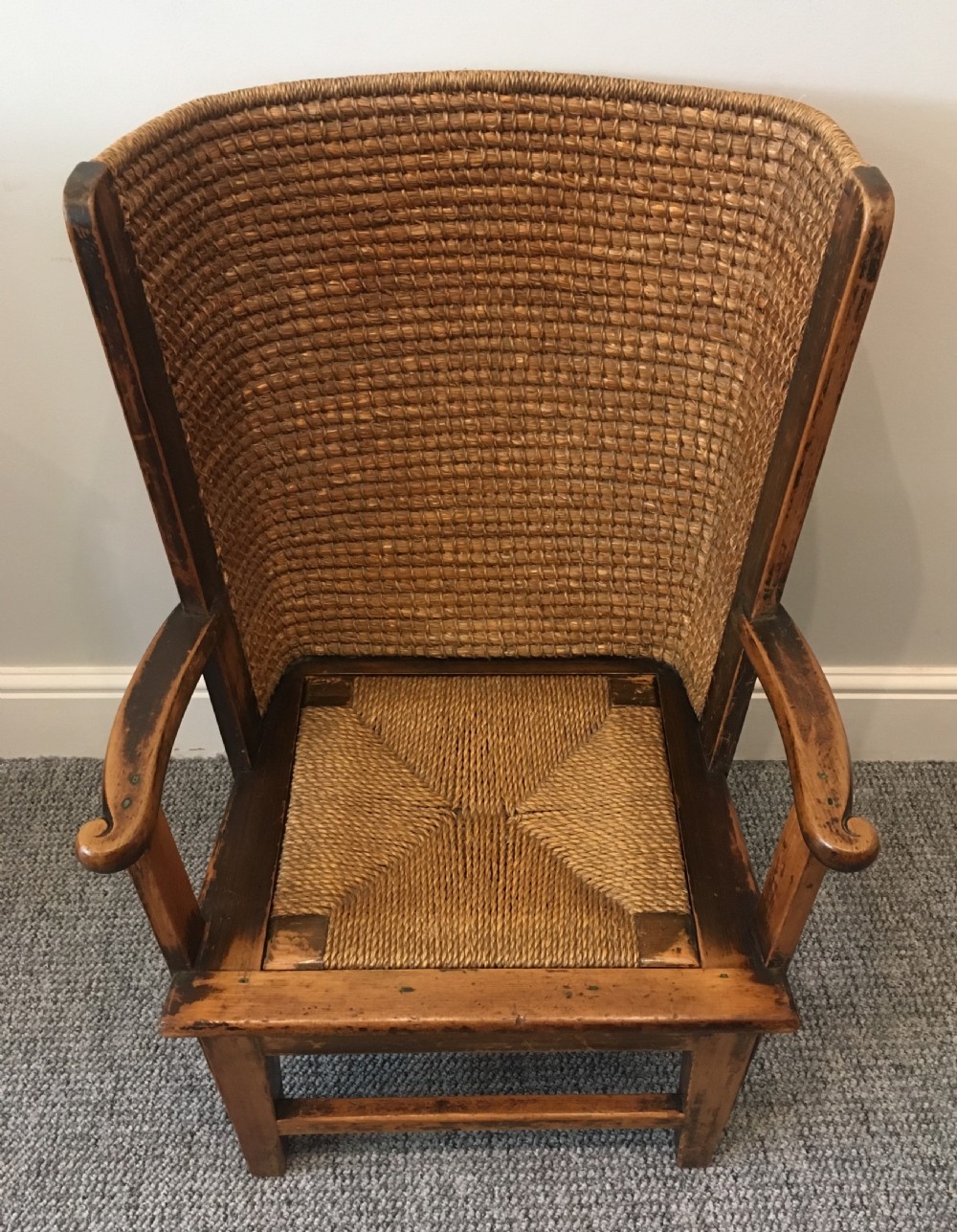 Small Antique Child's Orkney Chair  View II