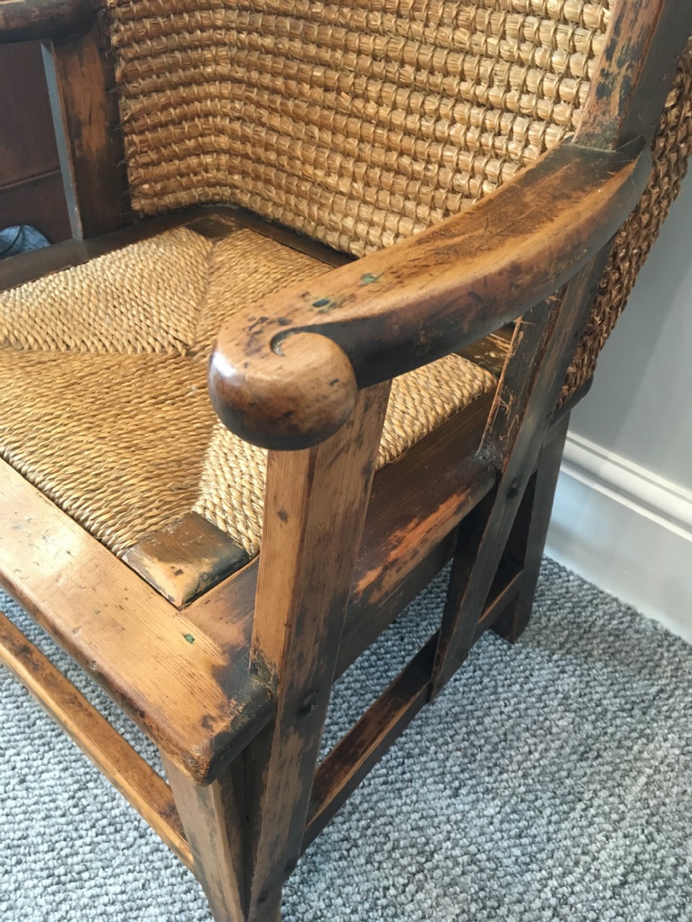 Small Antique Child's Orkney Chair  View V