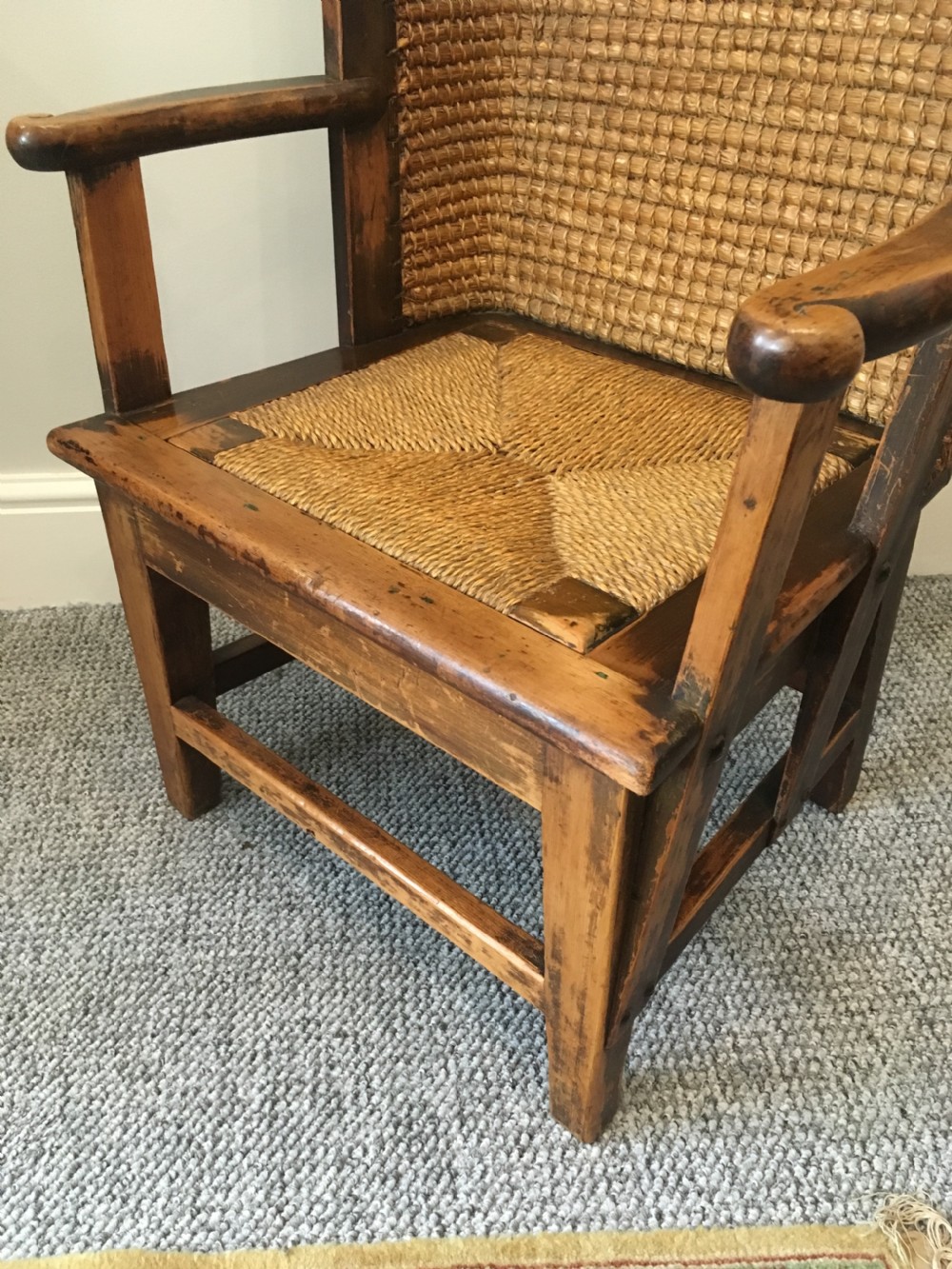 Small Antique Child's Orkney Chair  View XI
