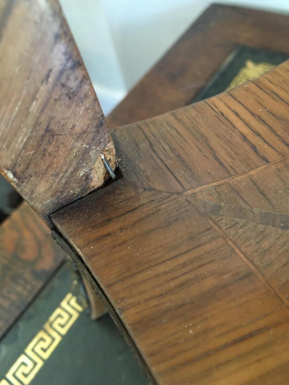 Pair of French Kingwood Parquetry Low Bedside Tables View XIV