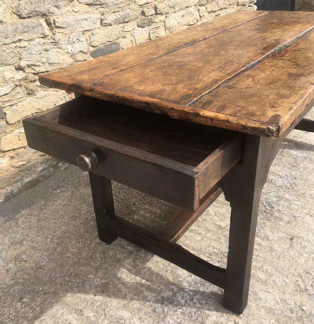 Antique 18th Century Welsh Farmhouse Dining Table  View IX