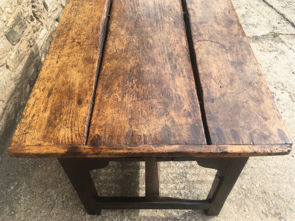 Antique 18th Century Welsh Farmhouse Dining Table  View X