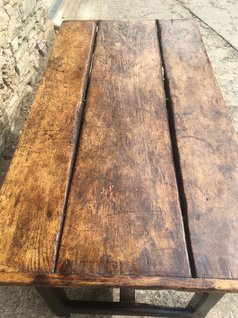 Antique 18th Century Welsh Farmhouse Dining Table  View XI