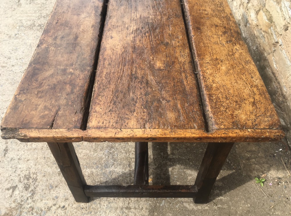 Antique 18th Century Welsh Farmhouse Dining Table  View XII