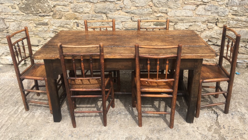 Antique 18th Century Welsh Farmhouse Dining Table  View XIX