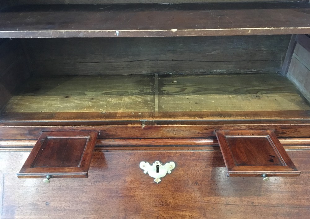 Antique Georgian Mahogany Bureau Bookcase View XVI