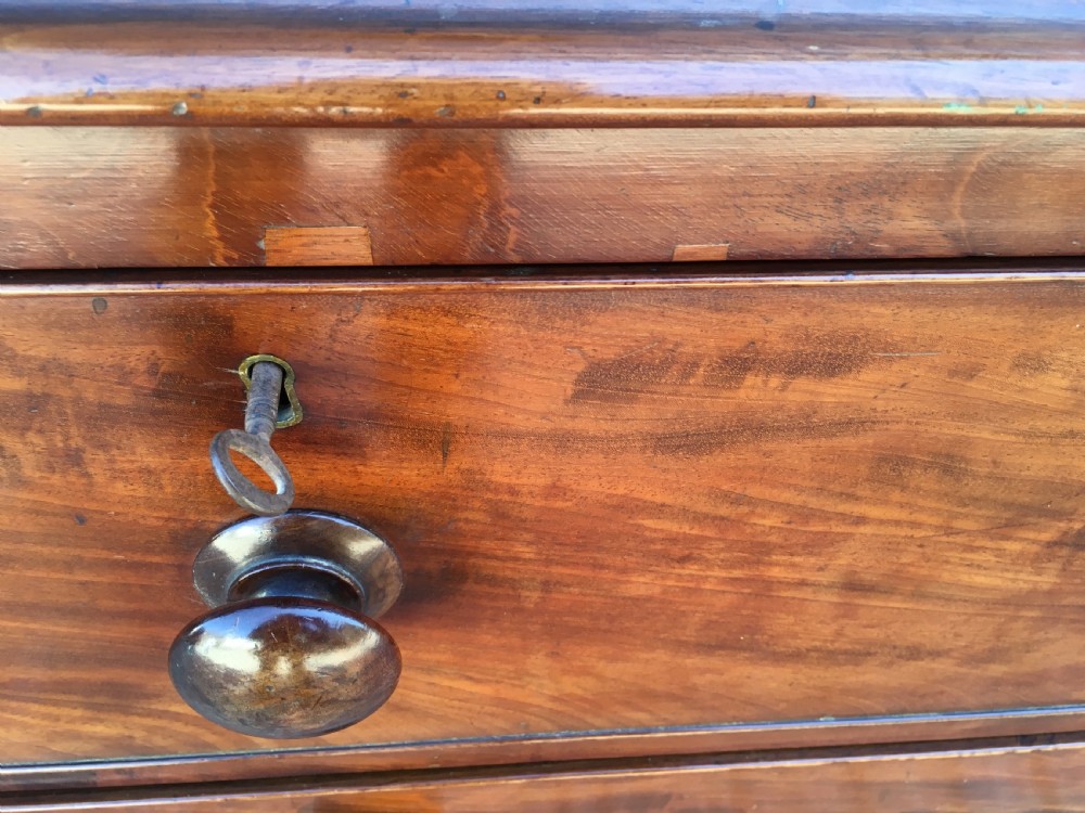 Antique Victorian Mahogany Linen Press View XVII