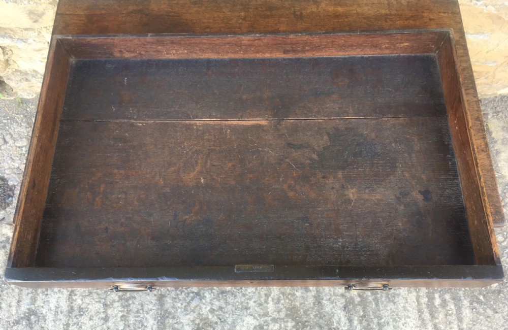 Georgian Mahogany Side Table with Drawer View XIII