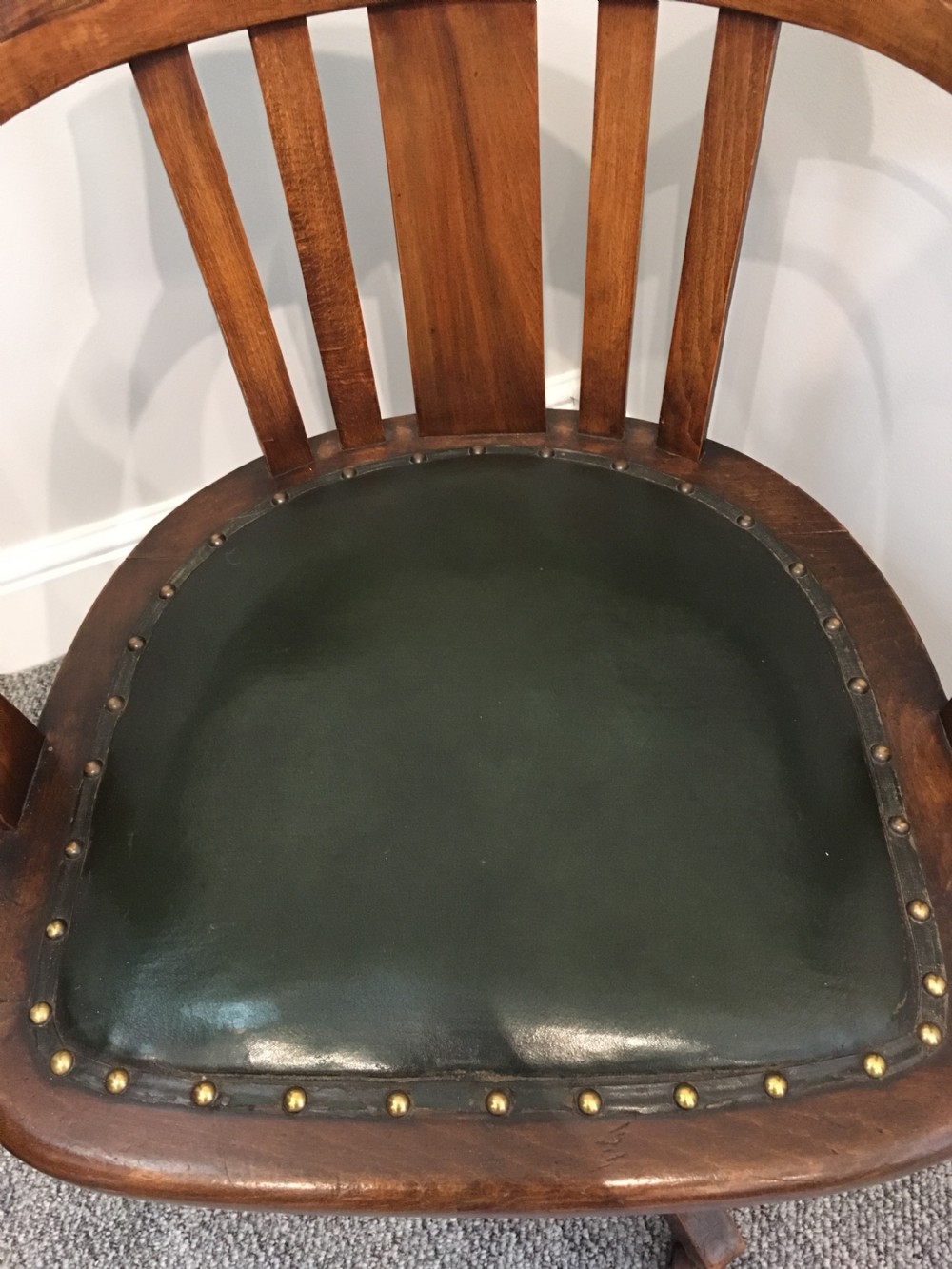 Antique Swivel Office Desk Chair View X