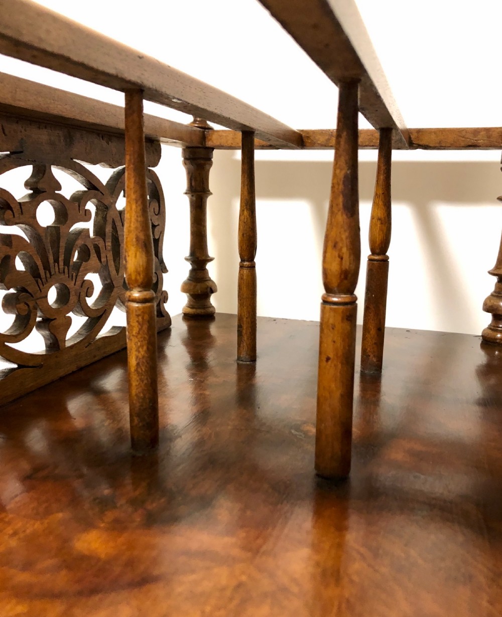 Victorian Walnut Canterbury View VIII