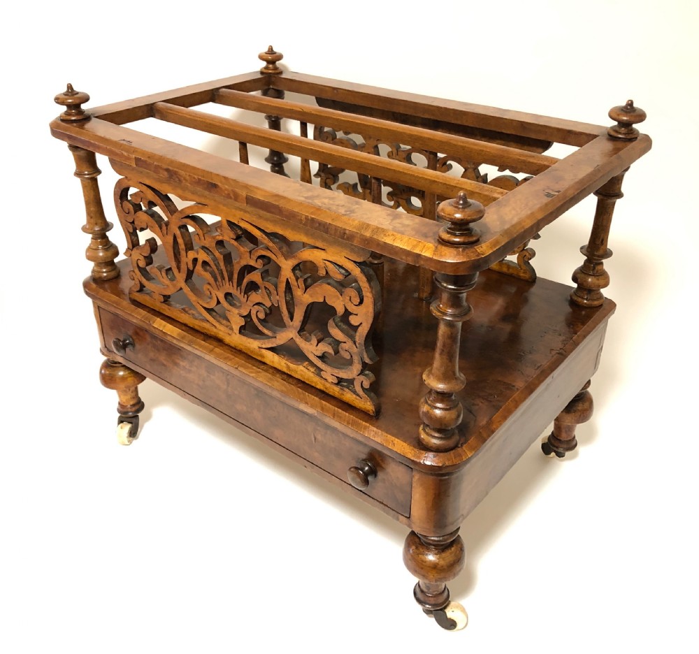 Victorian Walnut Canterbury View IX