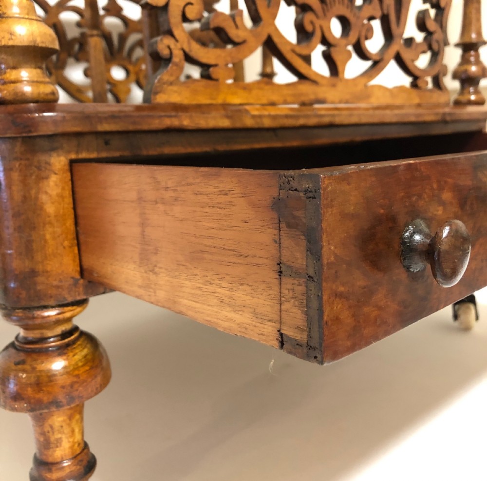 Victorian Walnut Canterbury View XIX