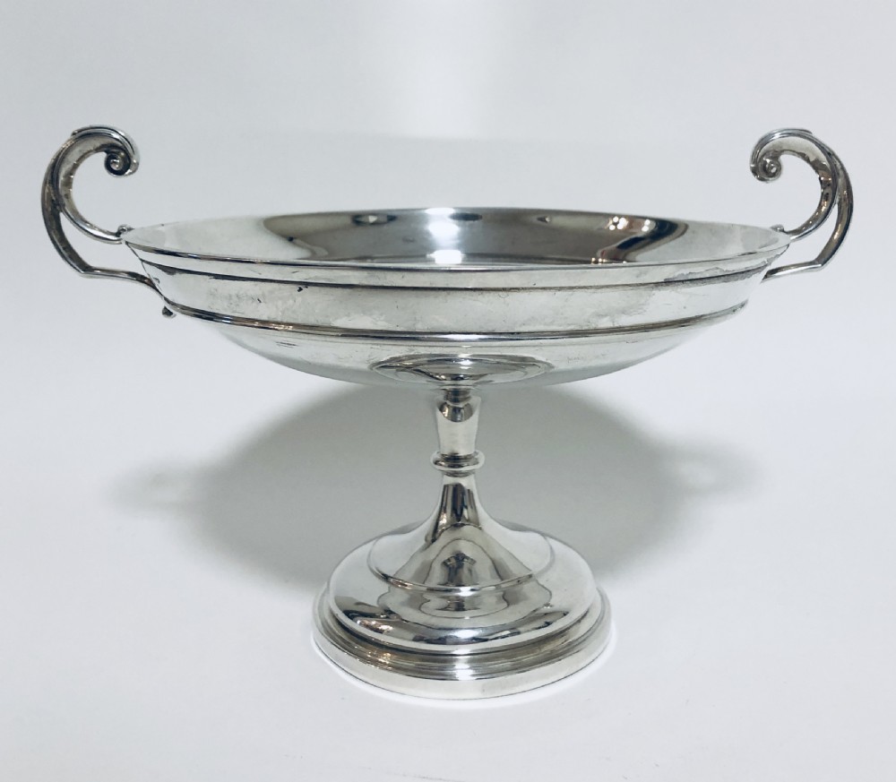 Antique Solid Sterling Silver Tazza Comport View VII