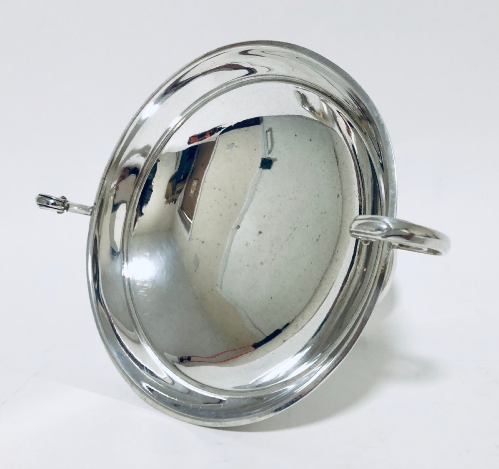 Antique Solid Sterling Silver Tazza Comport View XI