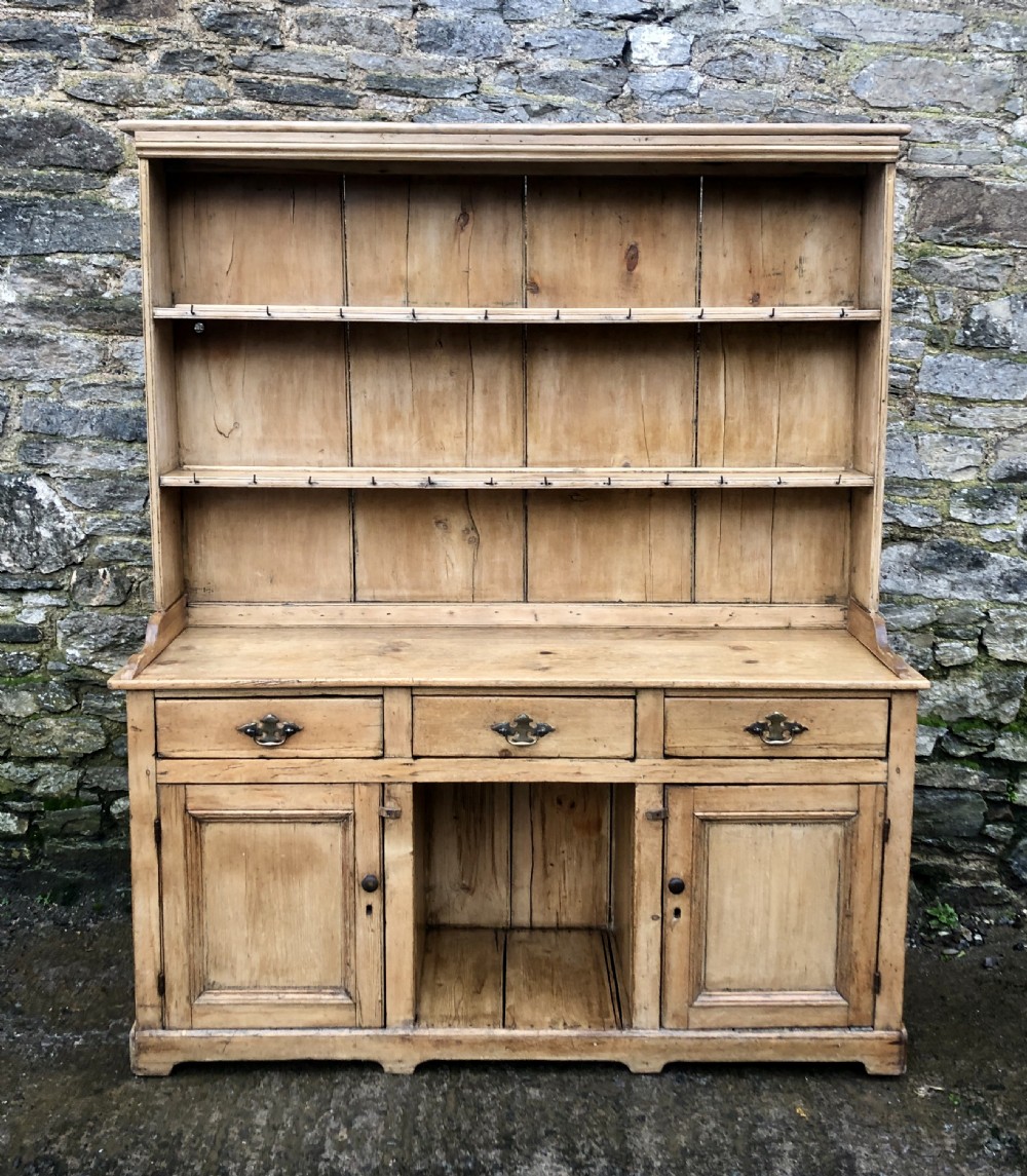 Antique Pine Dog Kennel Dresser View II