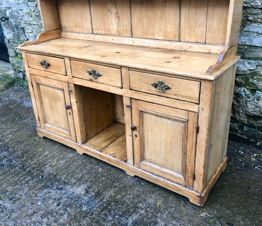 Antique Pine Dog Kennel Dresser View VI