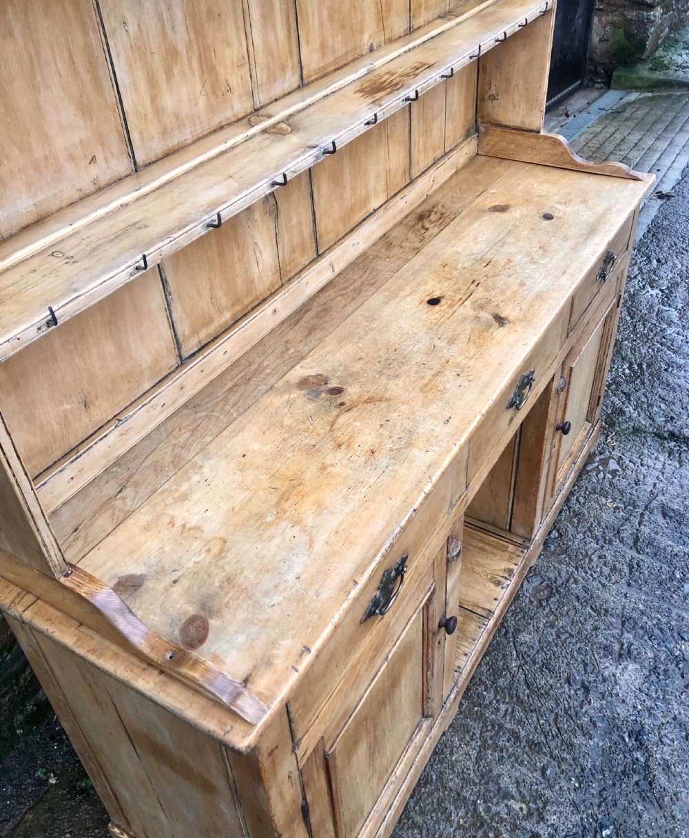 Antique Pine Dog Kennel Dresser View VII