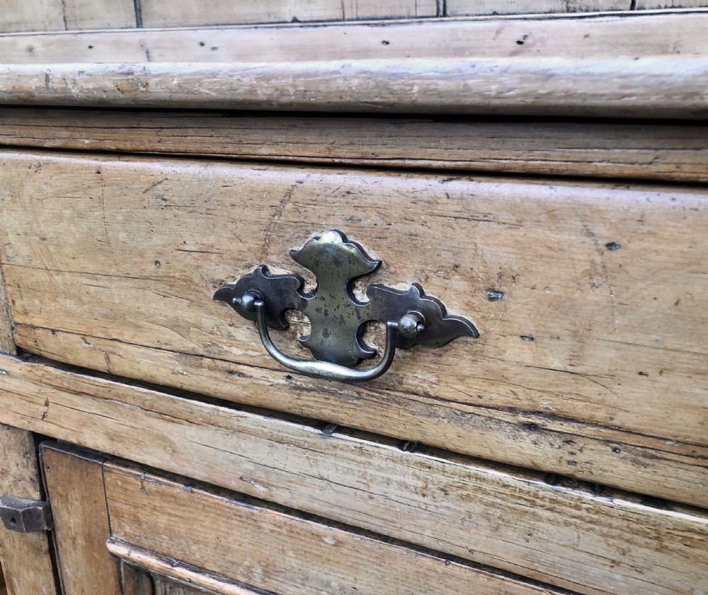 Antique Pine Dog Kennel Dresser View X