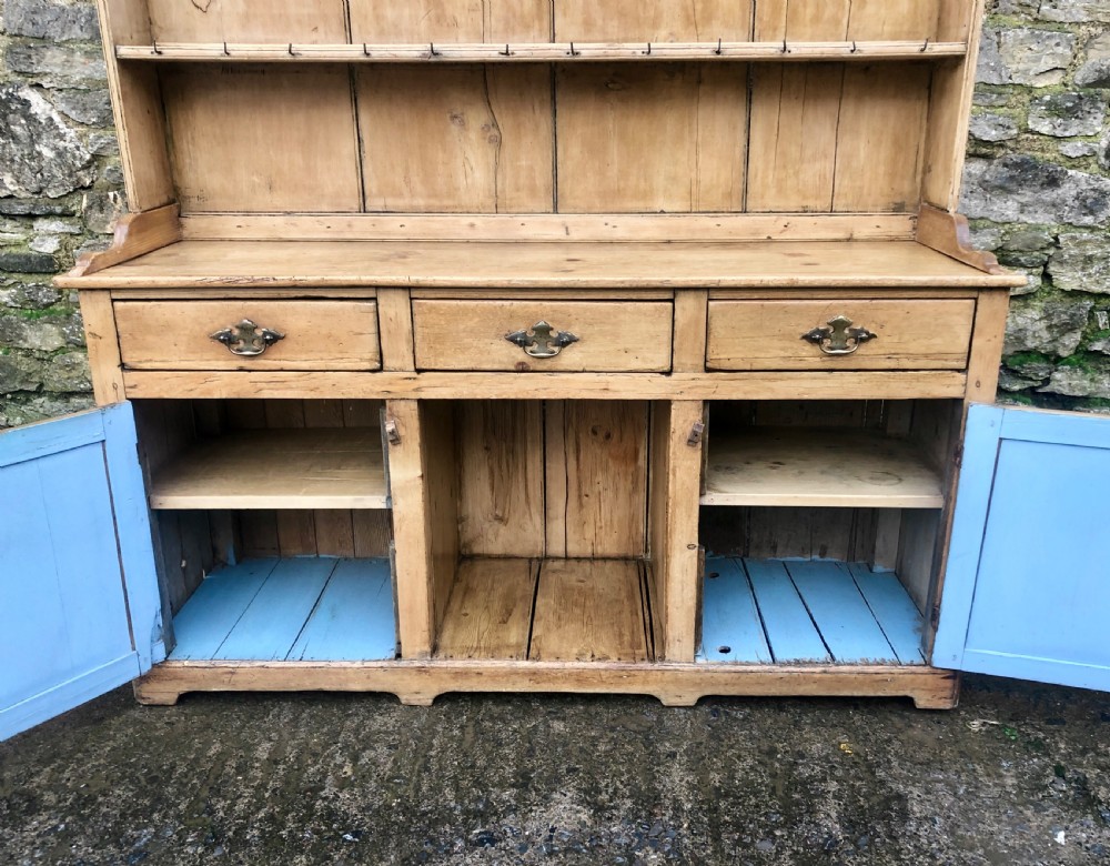 Antique Pine Dog Kennel Dresser View XI