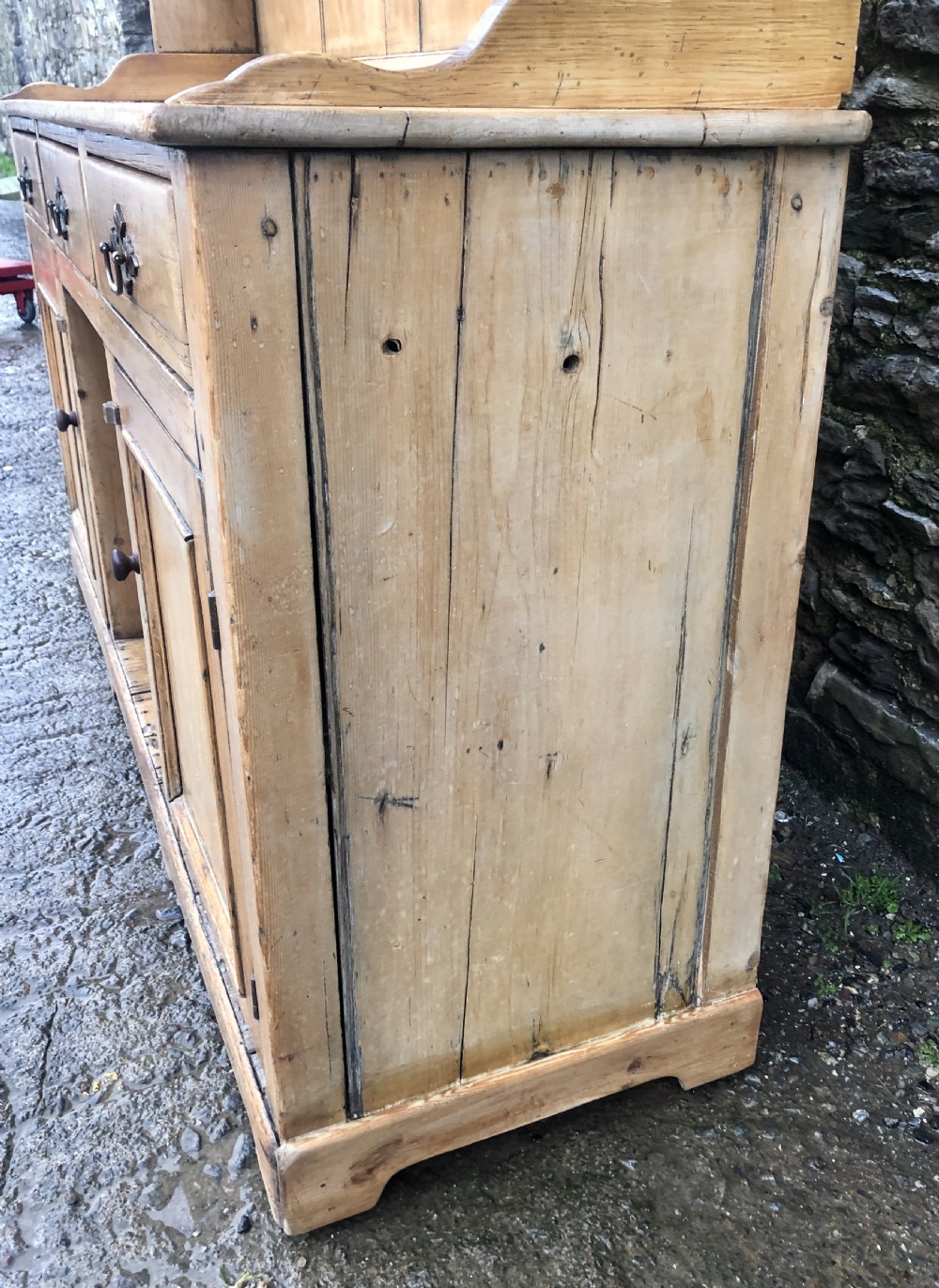 Antique Pine Dog Kennel Dresser View XIII