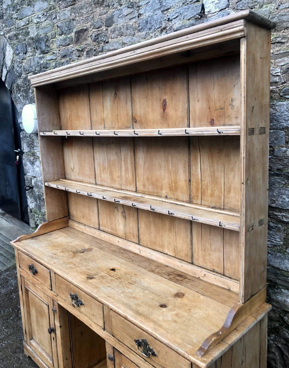 Antique Pine Dog Kennel Dresser View XV