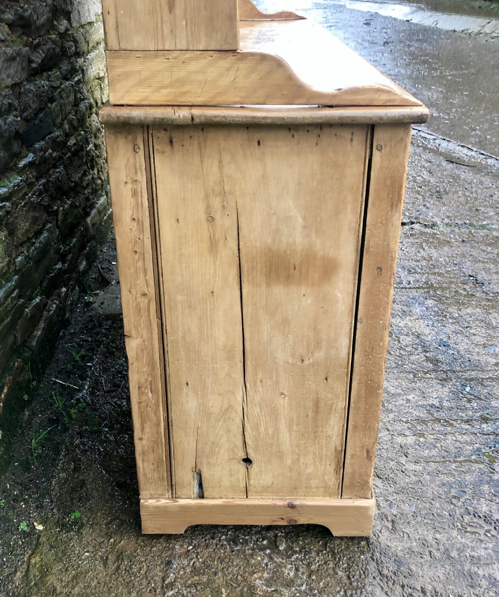 Antique Pine Dog Kennel Dresser View XVII