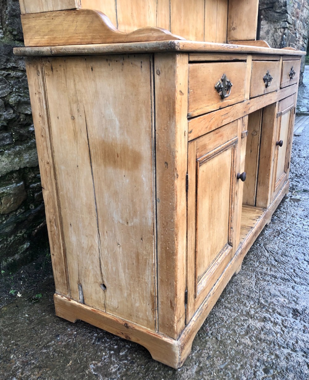 Antique Pine Dog Kennel Dresser View XVIII
