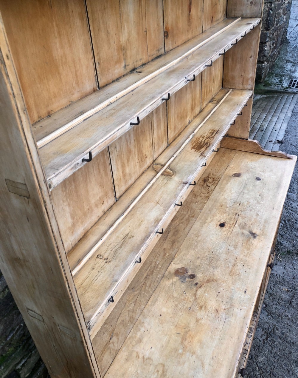 Antique Pine Dog Kennel Dresser View XIX