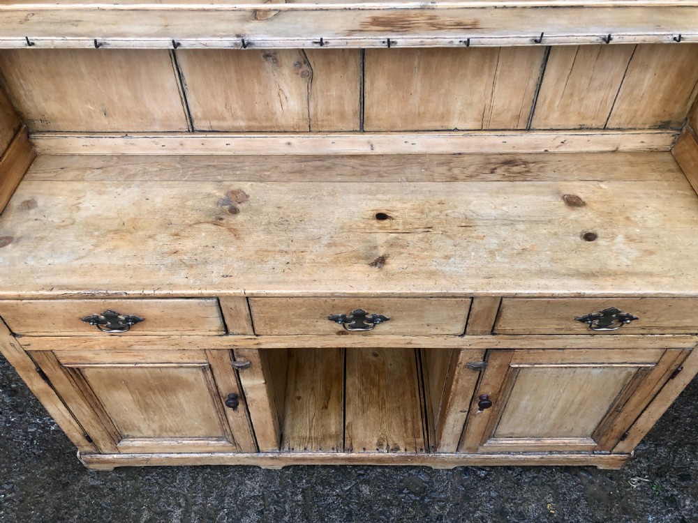 Antique Pine Dog Kennel Dresser View XX