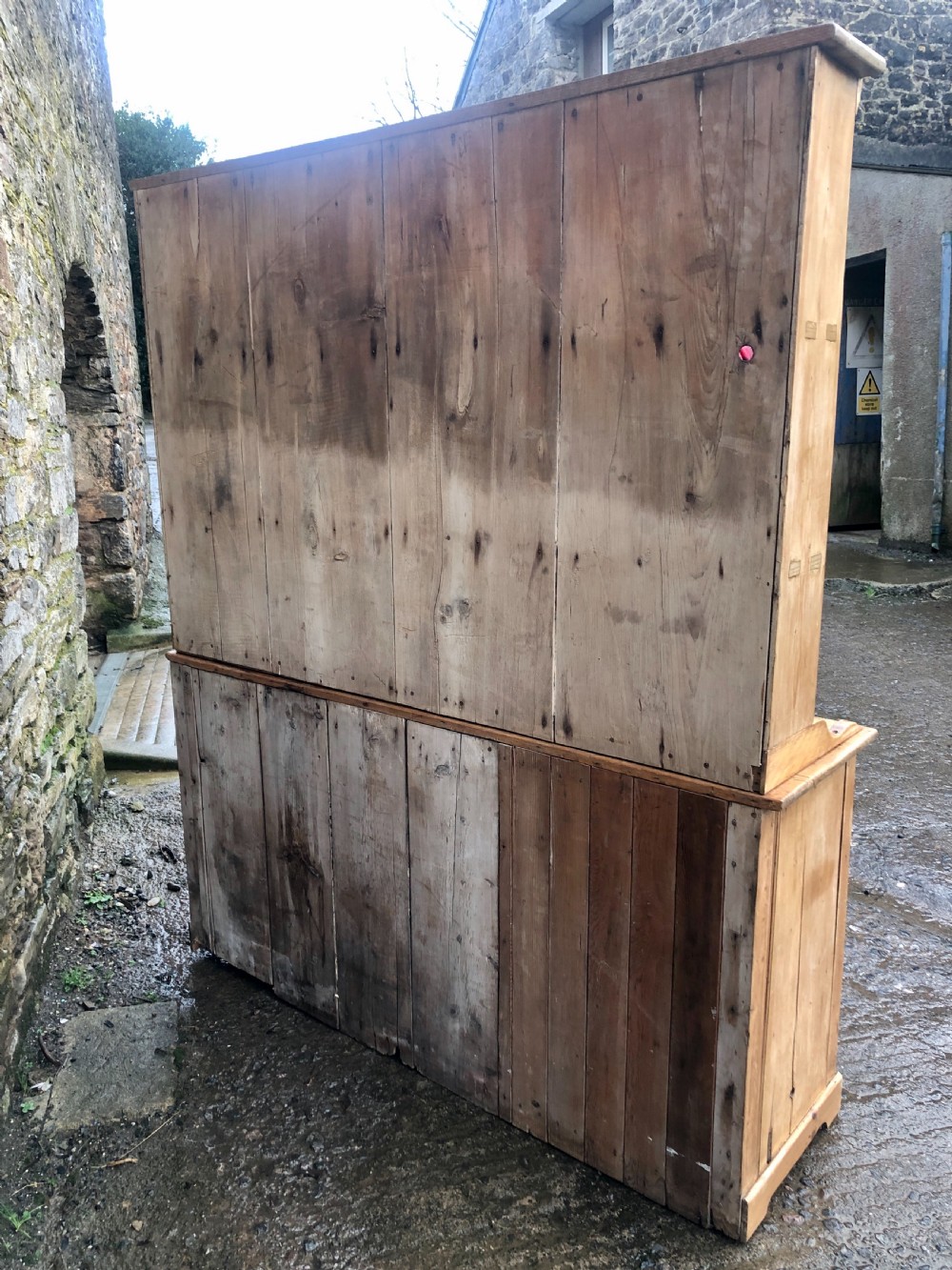 Antique Pine Dog Kennel Dresser View XXIII