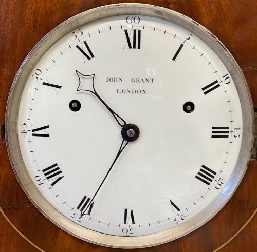 fig 3. Large Antique Double Fusee Bracket Mantel Clock With Rare Pinwheel Escapement By John Grant London