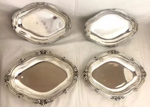 PAIR ANTIQUE STERLING SILVER ENTREE DISHES EDWARD JOHN BARNARD LONDON 1854 - ADDITIONAL PHOTO 6