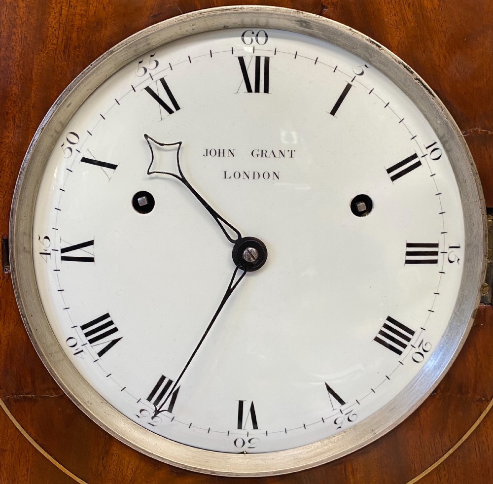 Large Antique Double Fusee Bracket Mantel Clock With Rare Pinwheel Escapement By John Grant London View IV