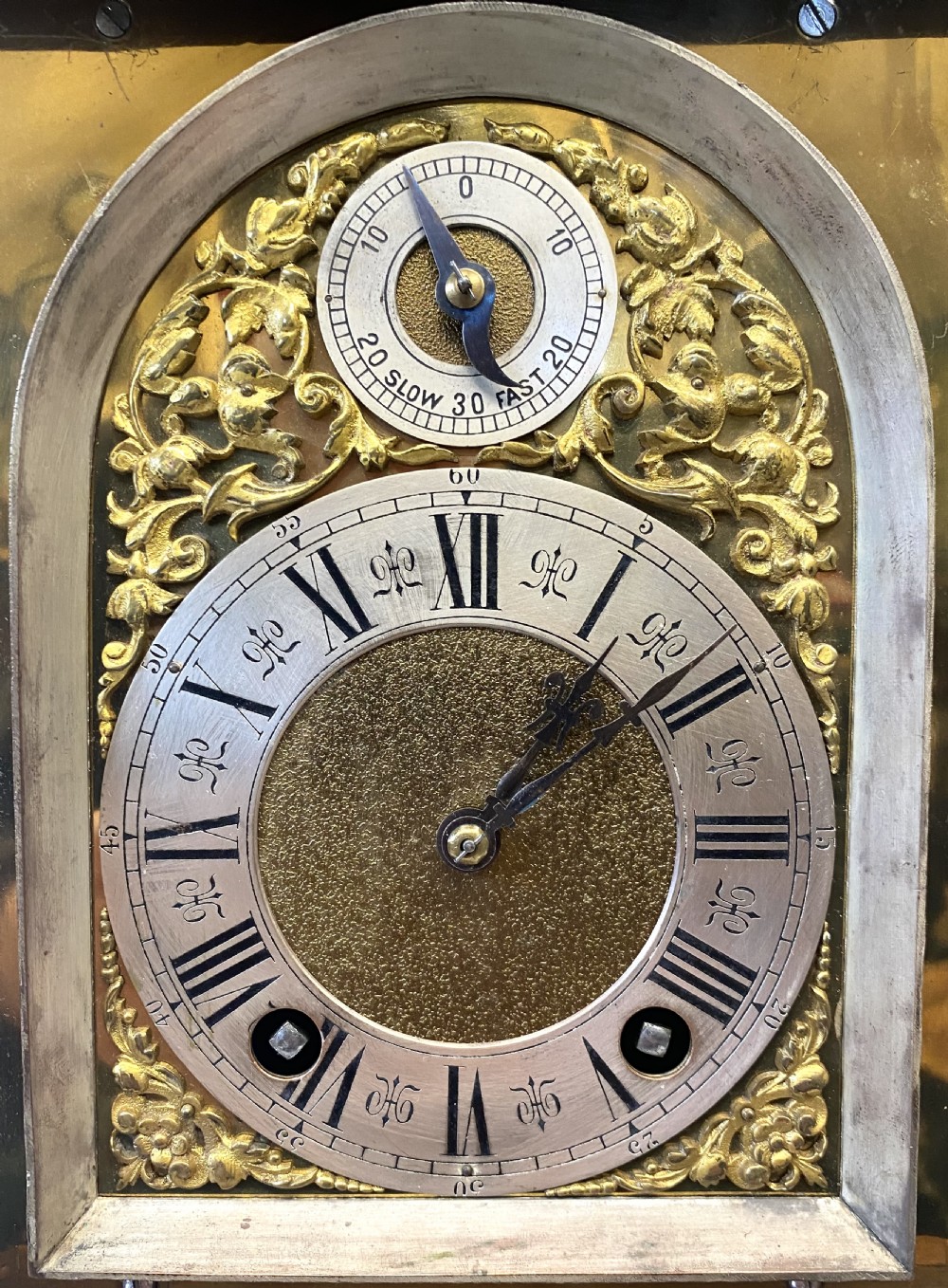 Antique Walnut Shaped Bracket Clock With Ormoul Mounts By Lenzkirch View IV