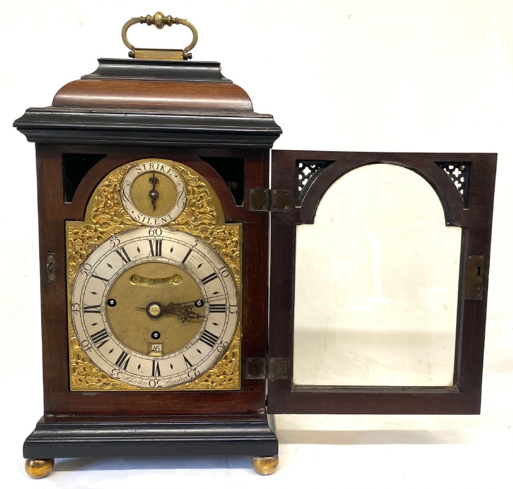 Antique Triple Fusee Verge Quarter Striking Musical Bracket Clock Asselin London View IV