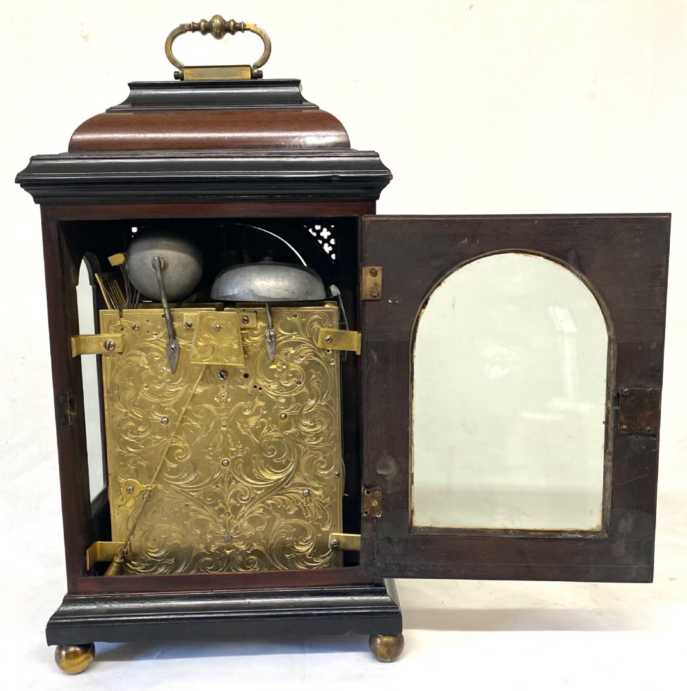 Antique Triple Fusee Verge Quarter Striking Musical Bracket Clock Asselin London View XIII