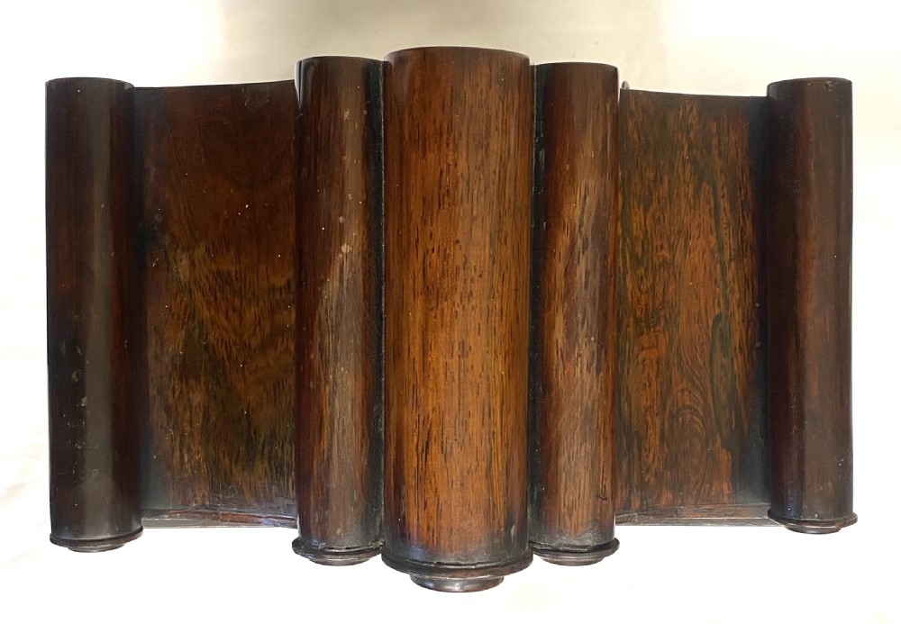 Antique Rosewood Single Chain Fusee Mantel Clock  By Fisher Old Bond Street Bath View XI