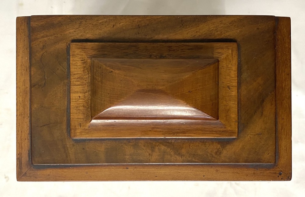 Antique Miniature Single Fusee Shaped Mahogany Mantel Clock J.H. Rose Ramsgate View XI