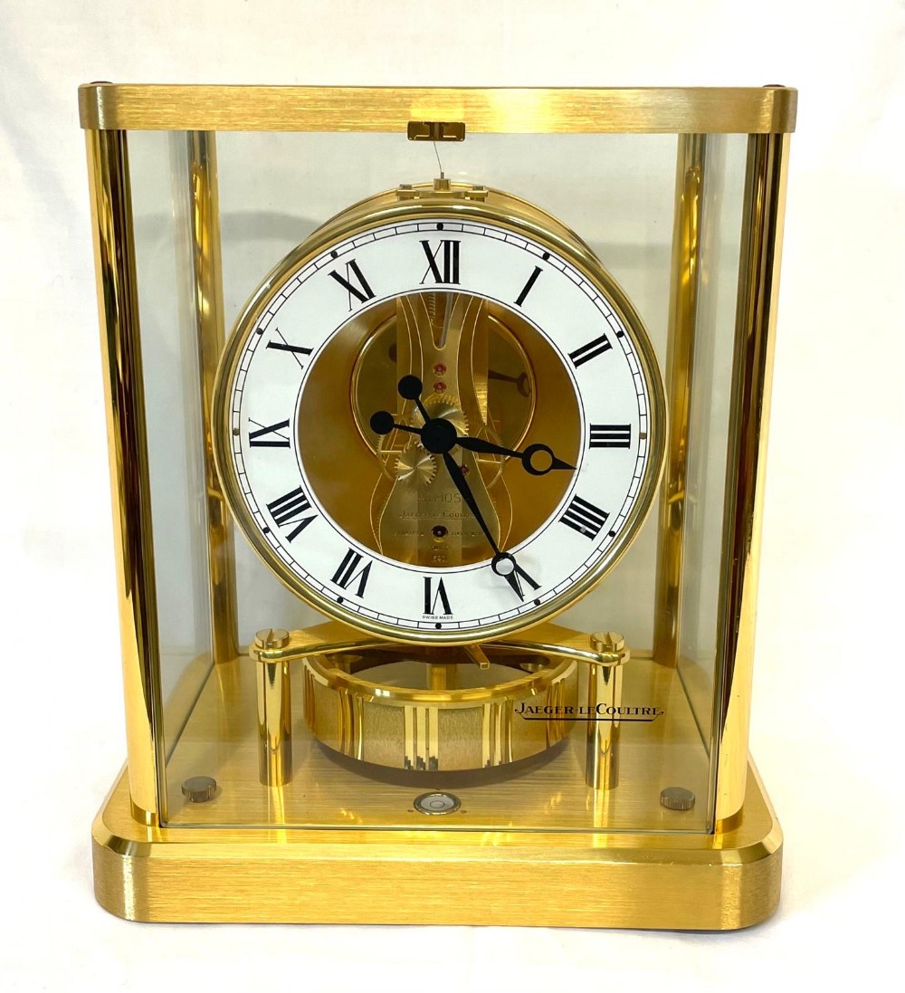 Jaeger-Le Coultre Atmos Clock With A Rare Roman Numeral Dial 