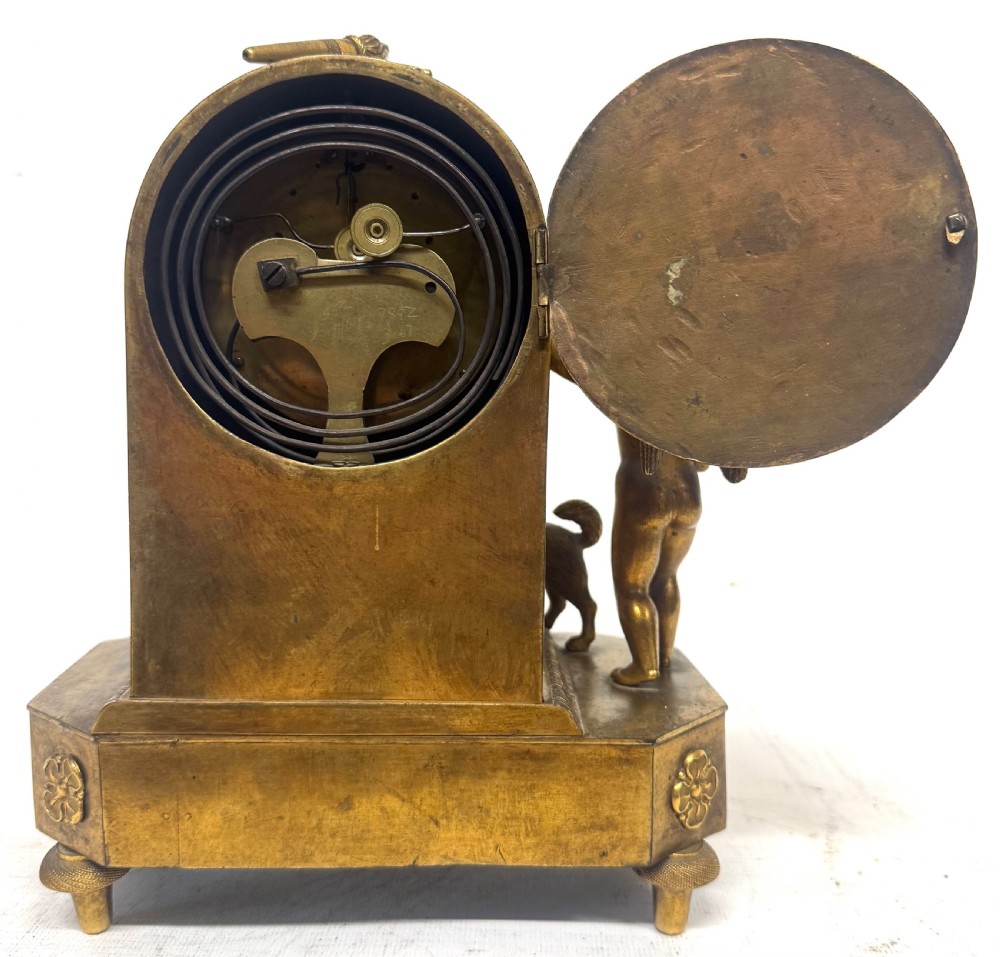 Antique Austrian Officers Clock With Centre Date Quarter Chiming By Joseph Jessner View XIII