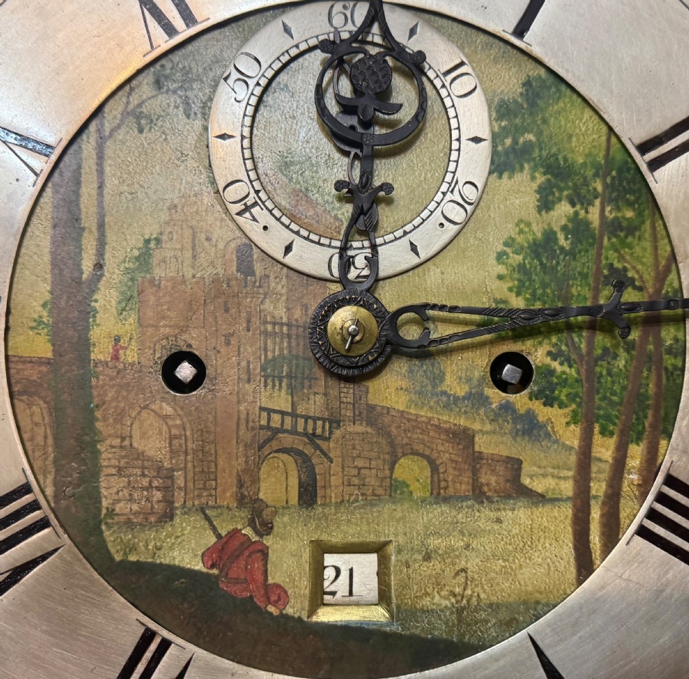 Antique Matquetry Inlaid Satin Wood Grandfather Clock By Thomas Reynolds Oxford View XVI