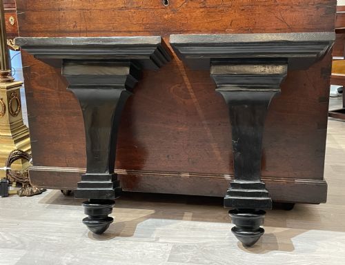 Pair Late 19th Century Wooden Wall Brackets Sconces