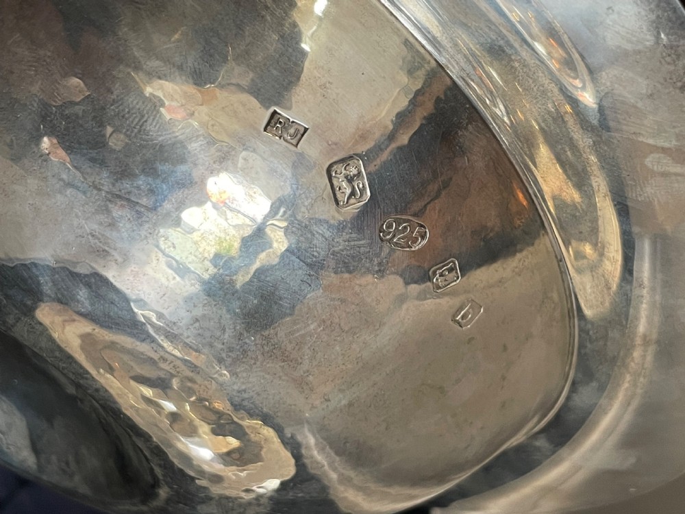 Elizabethan Style Silver Dishes by Richard Jarvis of St James, London fashioned on the dinner service commissioned by Sir Christopher Harris of Radford, Devon, between 1581 - 1607.  View VI