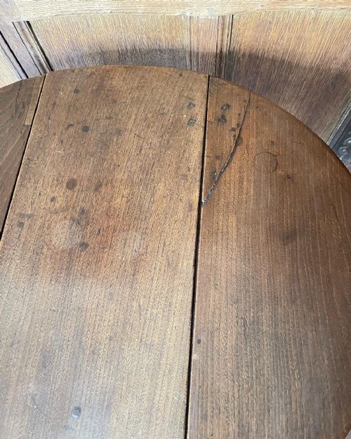 17TH CENTURY OAK GATE LEG STOOL - ADDITIONAL PHOTO 8