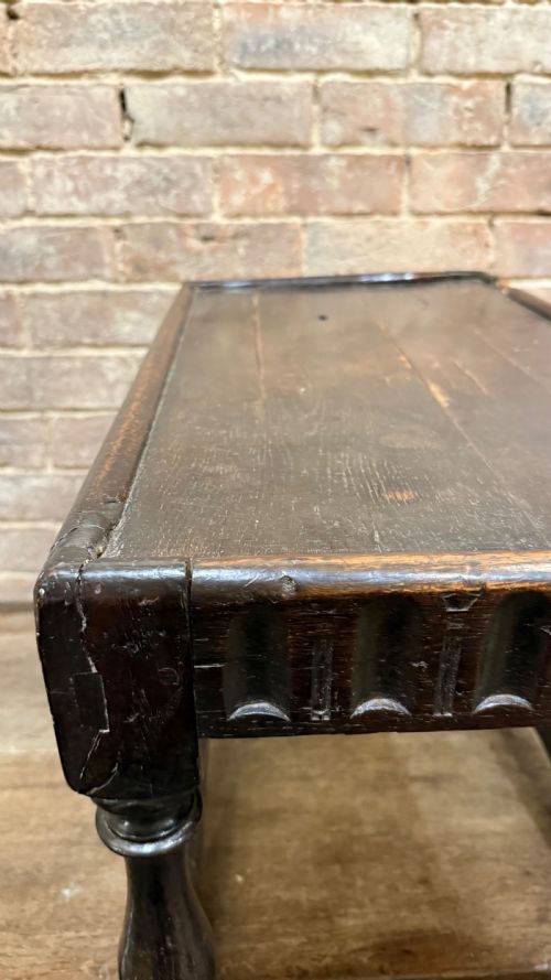 17TH CENTURY OAK STOOL - ADDITIONAL PHOTO 12