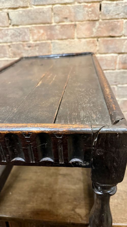 17TH CENTURY OAK STOOL - ADDITIONAL PHOTO 14