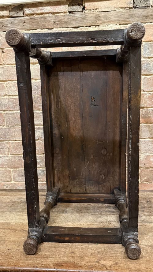 17TH CENTURY OAK STOOL - ADDITIONAL PHOTO 20