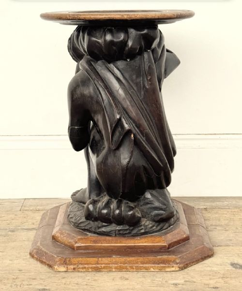 19TH CENTURY CROUCHING FIGURE STAND - ADDITIONAL PHOTO 1